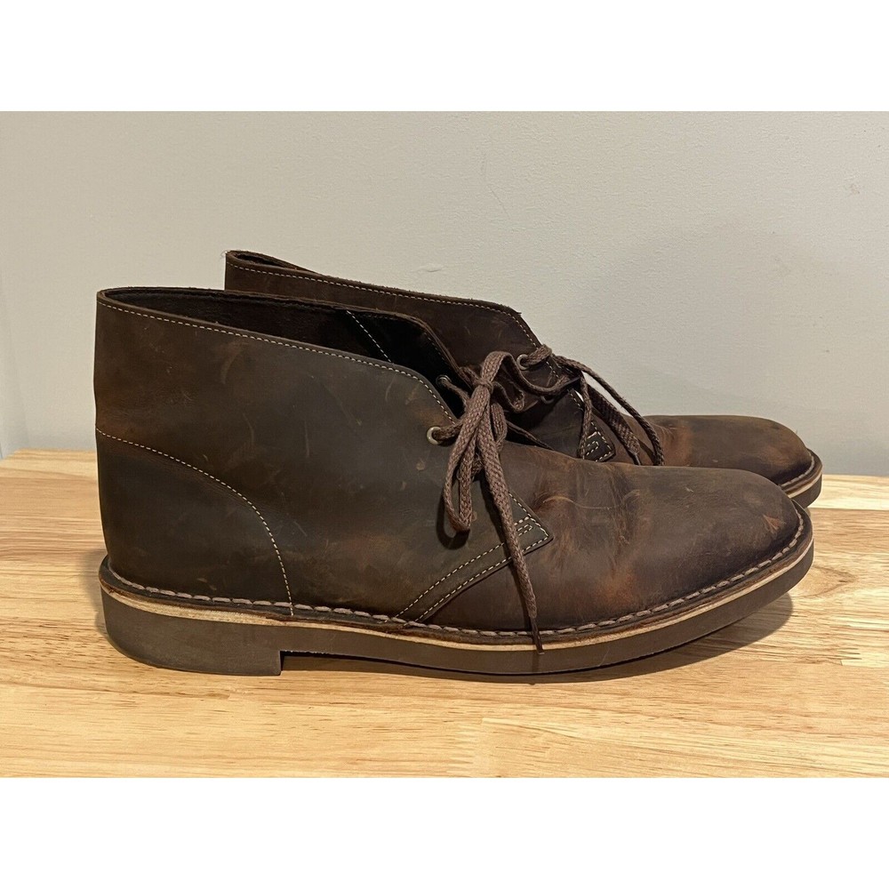 Clarks Bushacre 2 Men's Chukka Boot - Beeswax, US Size 12
